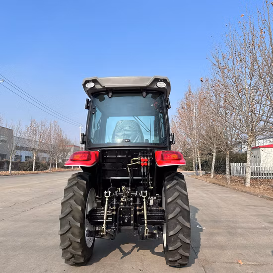 B 60HP 70HP 80HP 90HP Farm Tractors for Agricultural Machinery Manufacturer Wheel Tractor 4WD Walking Mini Tractor Orchard Small Farm Paddy Lawn Big Garden etc.