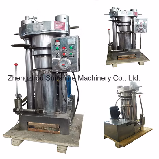 6yz-180 Oil Expeller Hydraulic Olive Oil Extraction Machine Oil Press